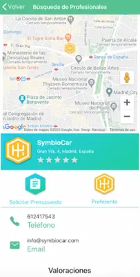 SymbioCar android App screenshot 2